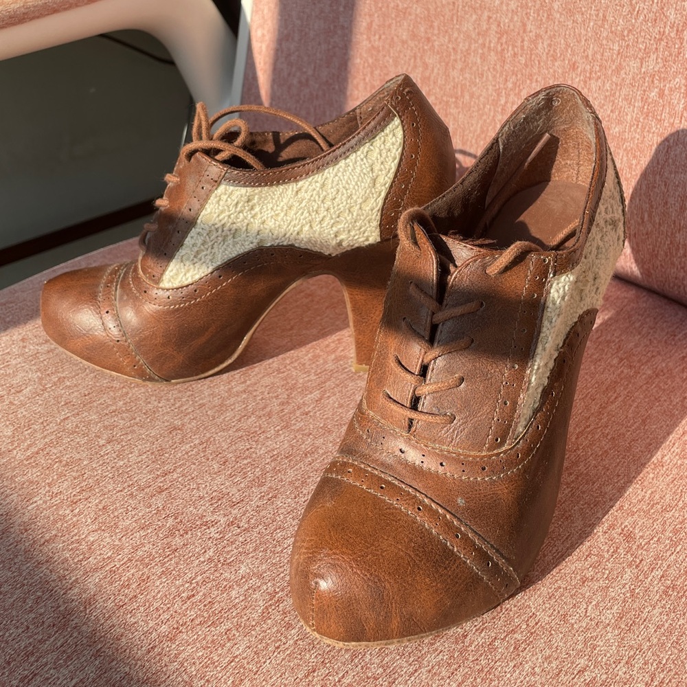 Charlotte Russe lace platform heels